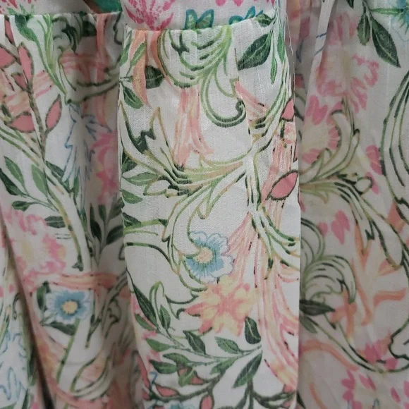 House of Harlow 1960 NWT Floral Tiered Chiffon Maxi Dress, XS - Picture 6 of 10
